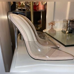 Shein Clear Pointed Heel
